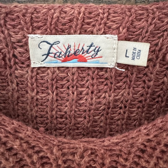 Faherty Rust Knit Tank Top - Picture 3 of 8